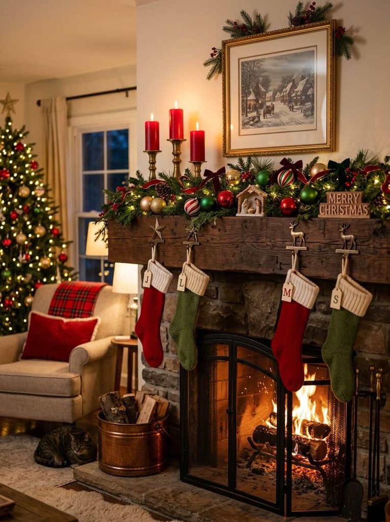 15 Simple Christmas Mantel Decorating Ideas for Your 2026