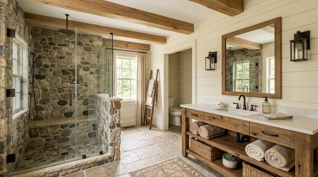 13 Modern Farmhouse Bathroom Ideas for a Refresh in 2026