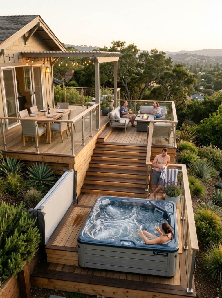 15 Backyard Hot Tub Ideas for a Relaxing Oasis in 2026