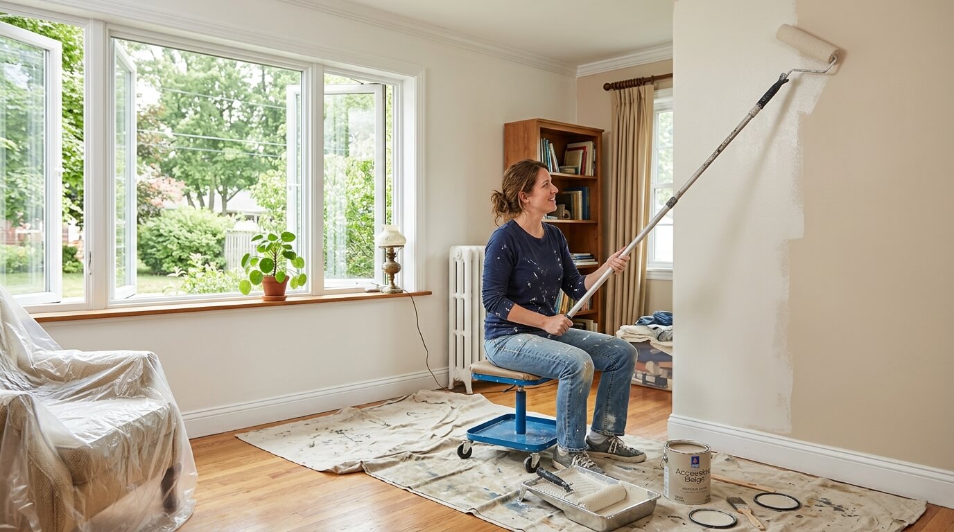 10 Low-Odor, Easy-Apply Paint Finishes for Homeowners with Limited Mobility