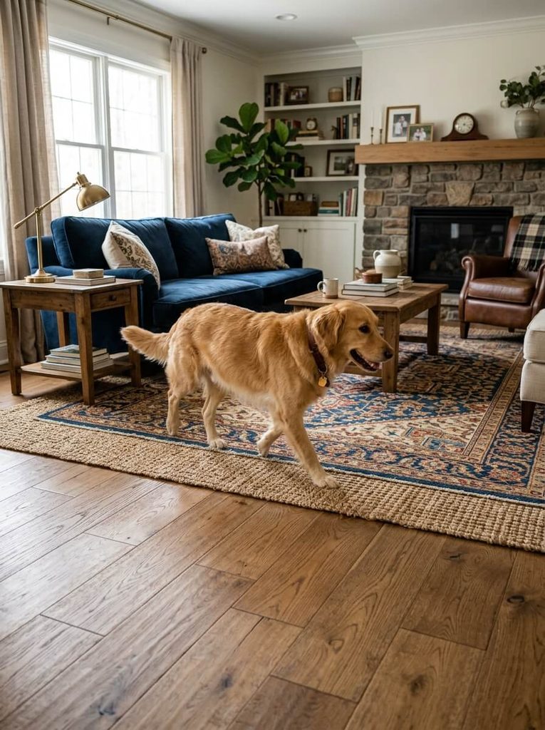 15 Kid- and Pet-Proof Modern Traditional Living Room Updates That Still Look Elegant