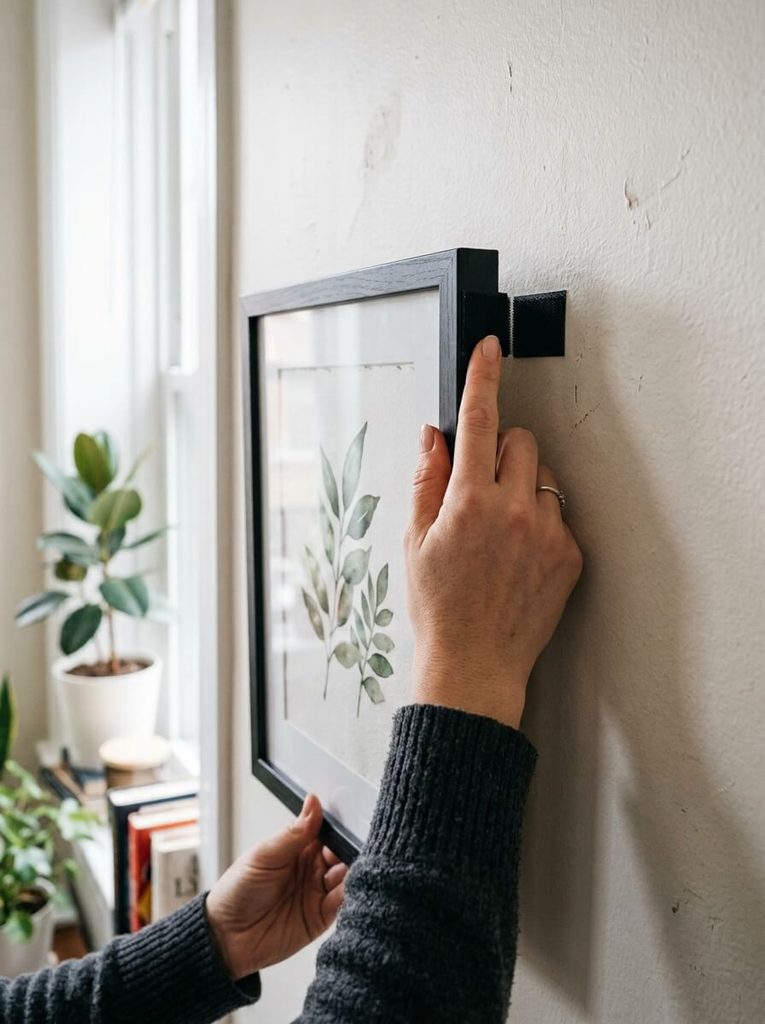 5 No-Drill Wall Decor Ideas for Renters Who Can’t Paint or Punch Holes