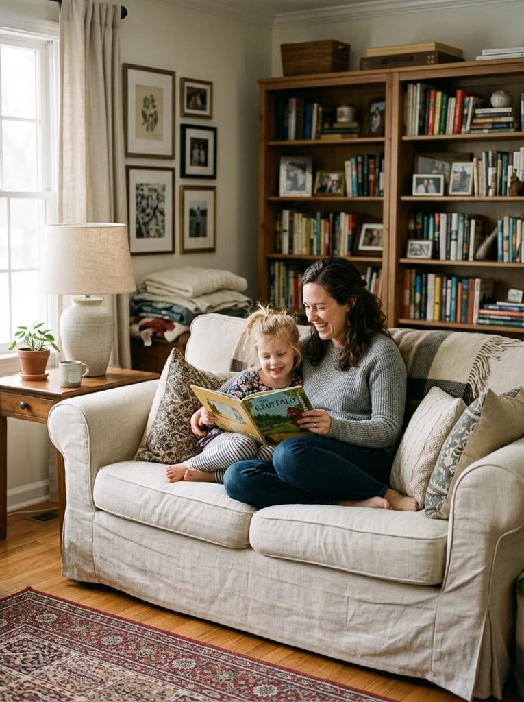 15 Kid- and Pet-Proof Modern Traditional Living Room Updates That Still Look Elegant