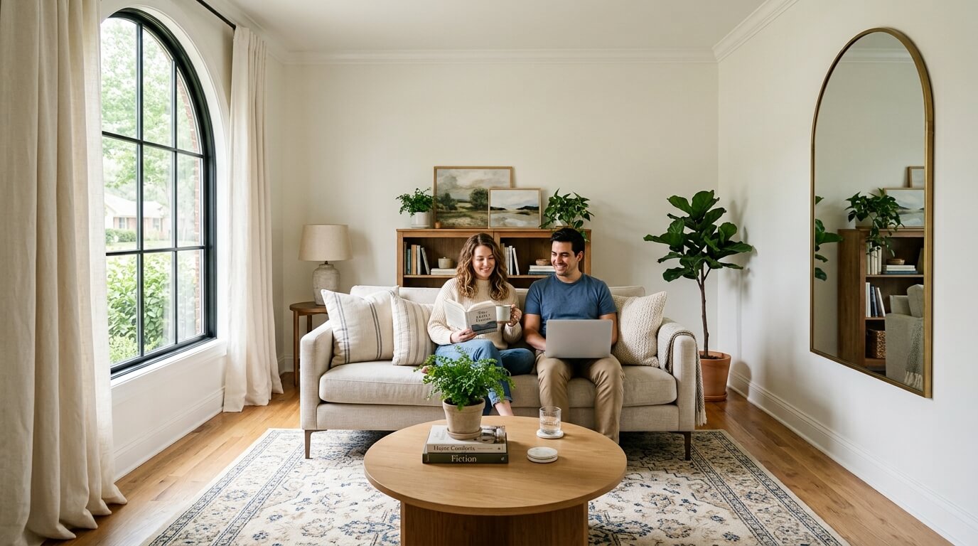 11 Modern Traditional Living Room Ideas to Make a Tiny Room Look Twice as Large