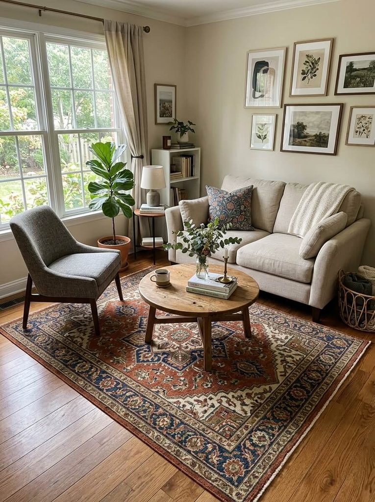8 Modern Traditional Living Room Ideas for Empty Nesters Moving Into a Smaller Home